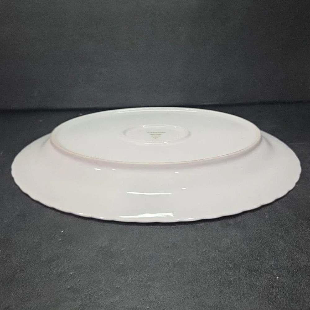 Creative Fine China Regency Rose Oval Platter #2345, Vintage Floral Servingware‎